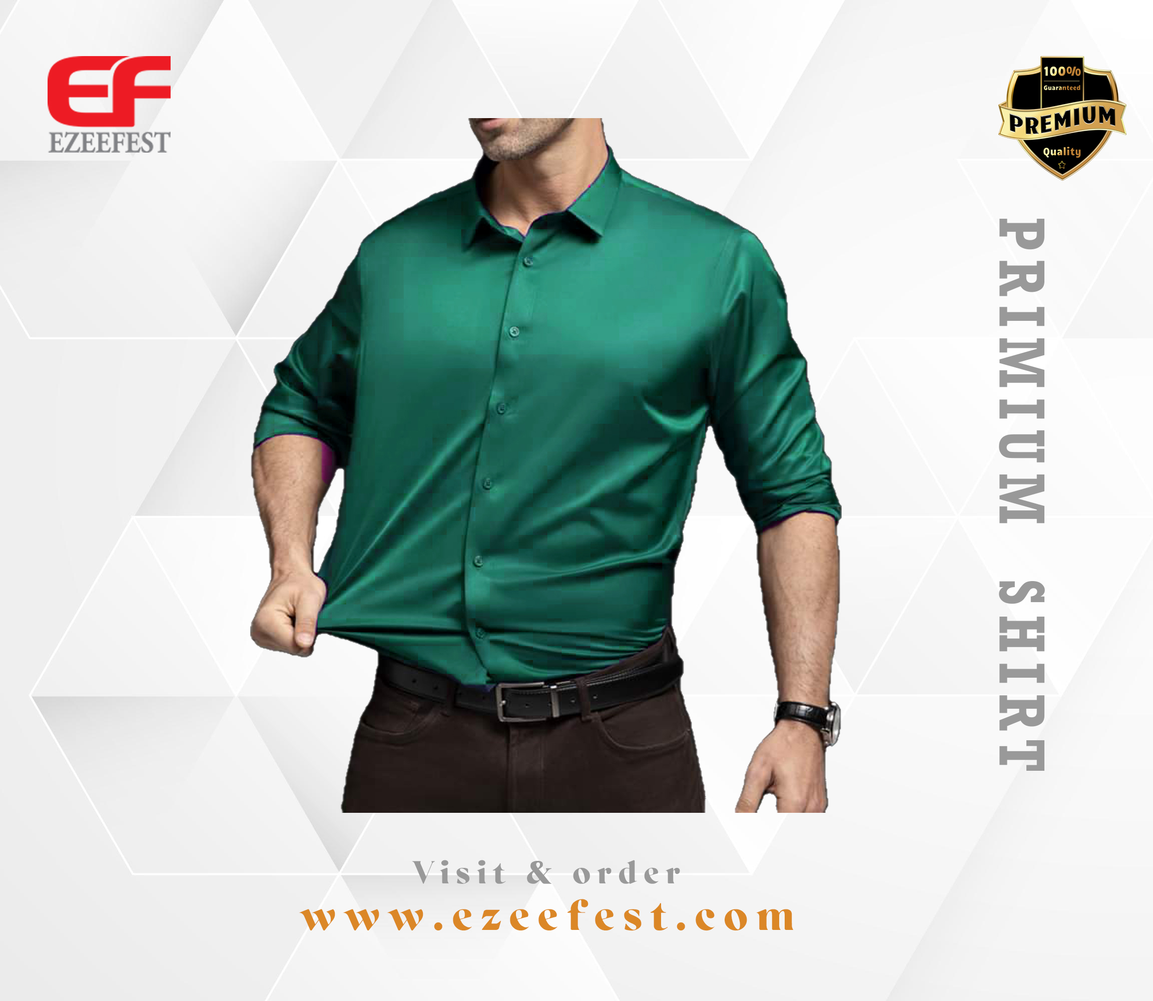 Men's Full Sleeve Premium stitch Shirt