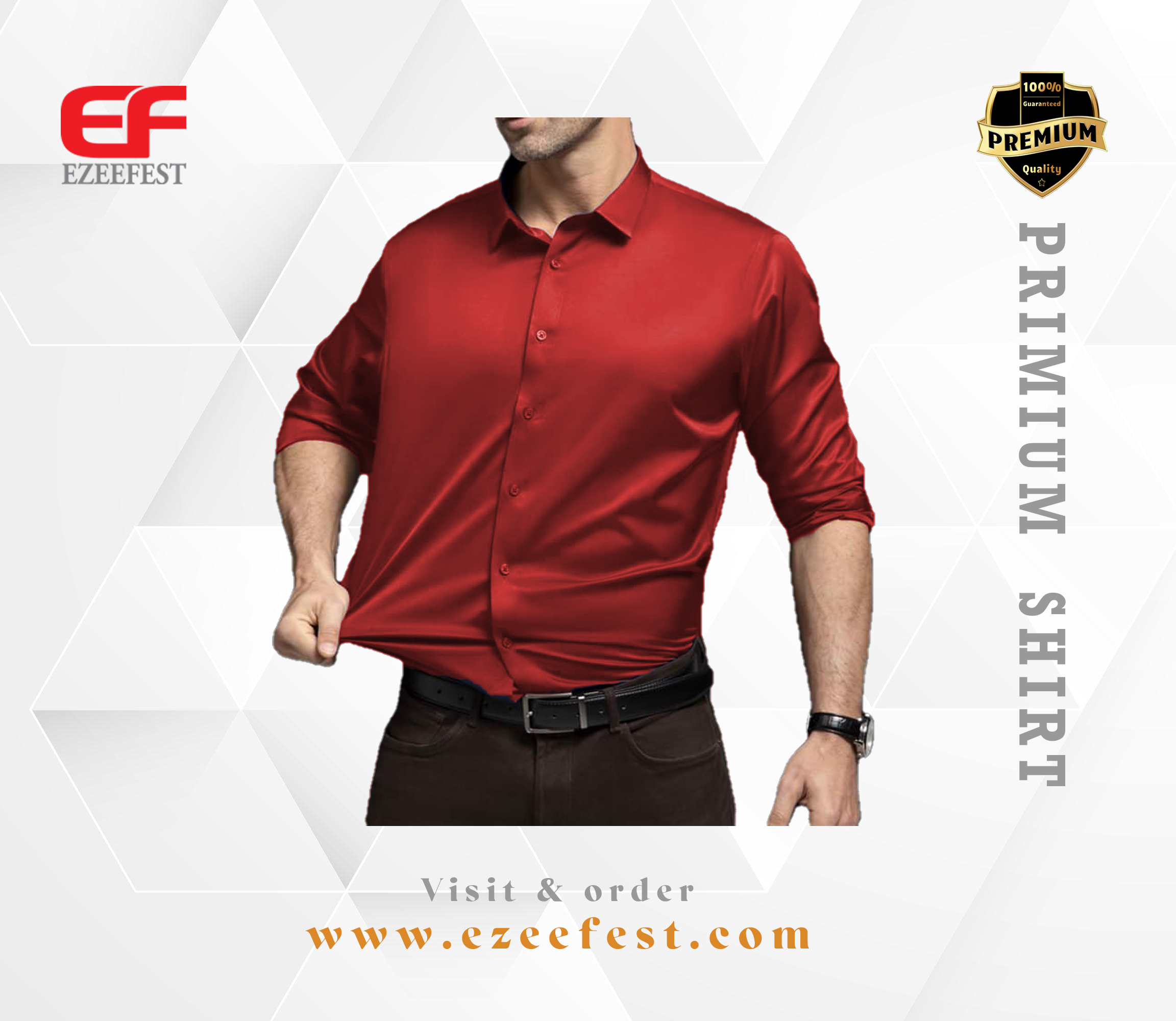 Men's Full Sleeve Premium stitch Shirt
